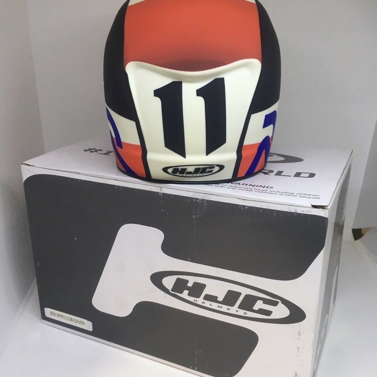 HJC Motorcycle HELMET Money Box BEN SPIES Replica Kids YAMAHA - City